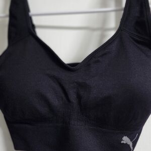 Puma Black Sports Bra